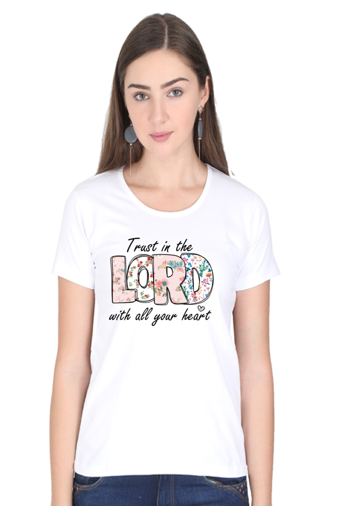 Trust in the lord, Women t-shirt