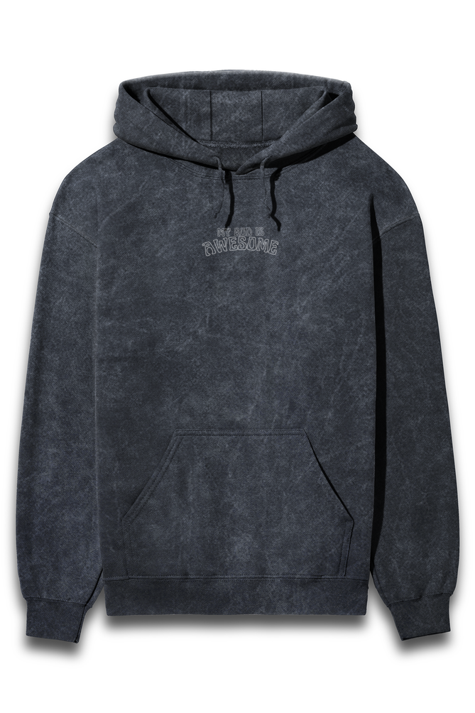 My God is awesome, Acid Washed Christian Hoodie