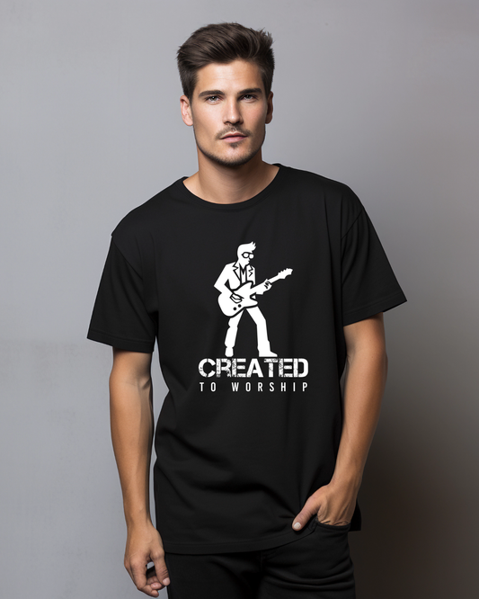 CREATED TO WORSHIP, Unisex Classic Crew T-Shirt