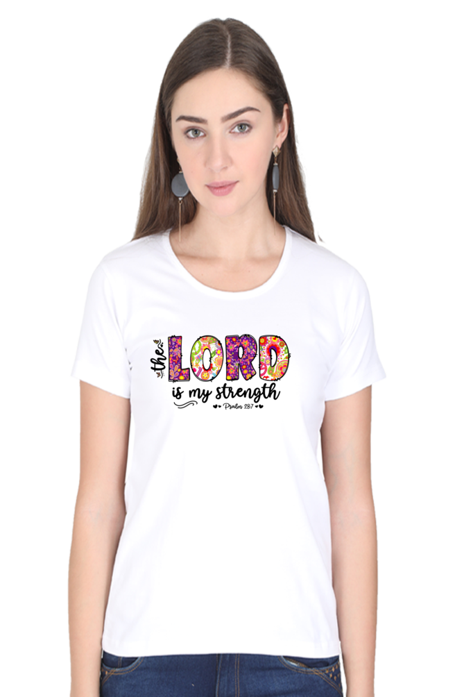 The lord is my strength, Women's t-shirt