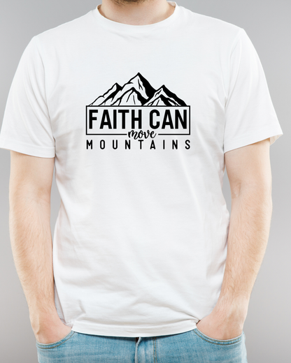 Faith can move mountains, Unisex Classic Crew T-Shirt