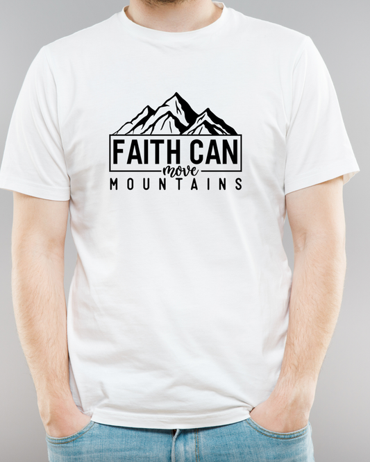 Faith can move mountains, Unisex Classic Crew T-Shirt