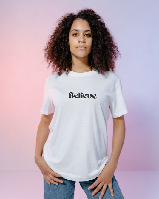 Believe, Unisex Classic Crew T-Shirt