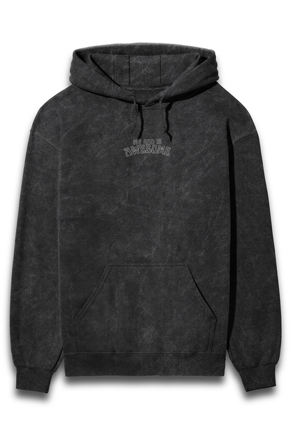 My God is awesome, Acid Washed Christian Hoodie
