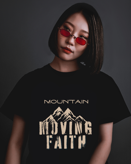 Mountain Moving Faith, Unisex Classic Crew T-Shirt