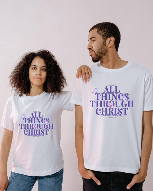 I can do all things through Christ, Unisex  Classic Crew T-Shirt