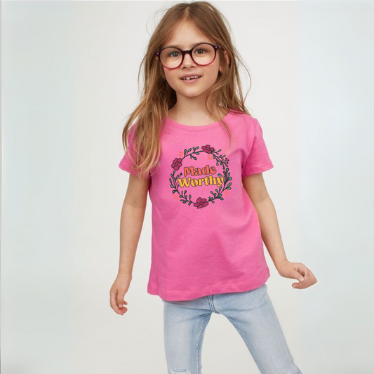 Made worthy, Girl's Crew Neck T-Shirt