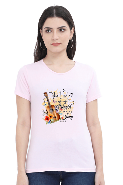 The lord is my strength and my song, Women's t-shirt