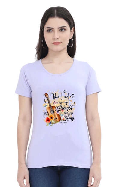 The lord is my strength and my song, Women's t-shirt