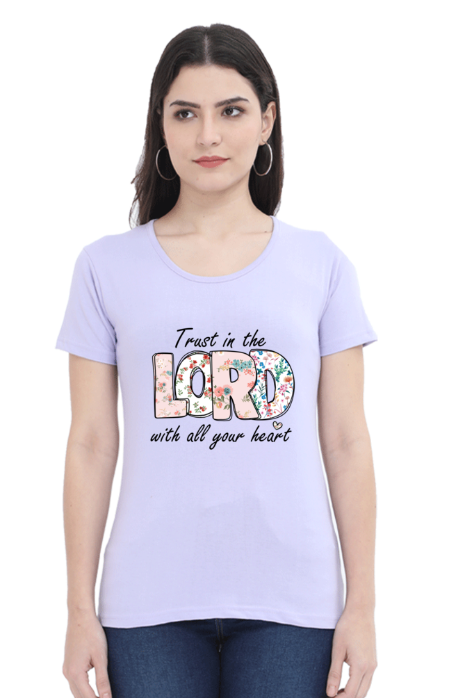 Trust in the lord, Women t-shirt