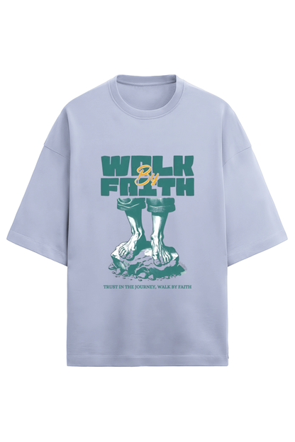Walk by faith, Terry oversized t-shirt