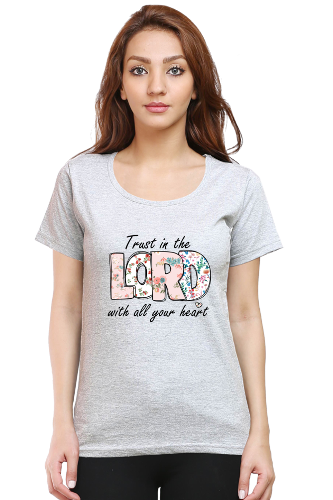 Trust in the lord, Women t-shirt