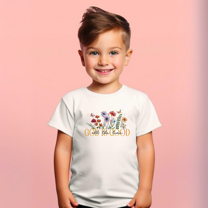 God is good all the time, Boy's Crew Neck T-Shirt