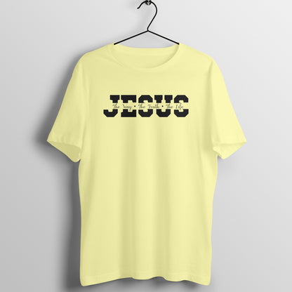 Jesus the way, truth and the life, Unisex t-shirt